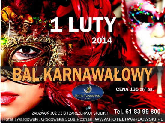 Zapraszamy na Bal Karnawałowy! 