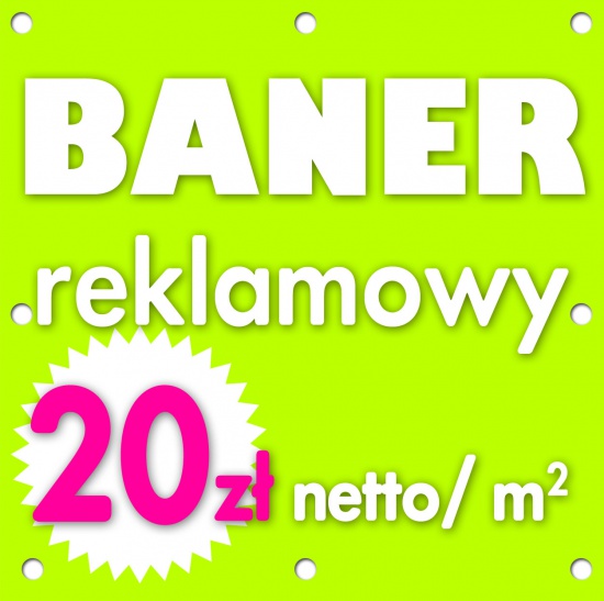Świateczna PROMOCJA na BANERY reklamowe!!!