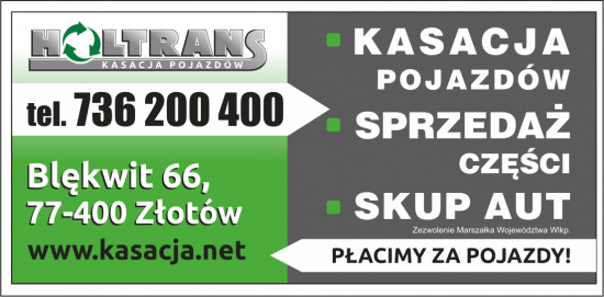 Kasacja Pojazdów oraz sprzedaż części samochodowych