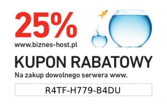 Kod rabatowy na serwery VPS