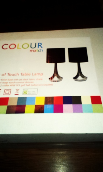 Lampki nocne dotykowe colour match
