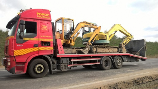 Transport Maszyn Budowlanych Laweta 24 Ton Poznan 