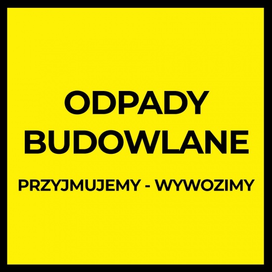 Przyjmiemy odpady budowlane, gruz, ziemie, beton i inne
