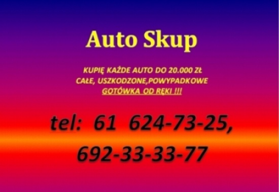 SKUP AUT POZNAŃ  tel: 692-33-33-77