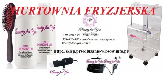 Hurtownia fryzjerska wyposażenie salonu włosy naturalne