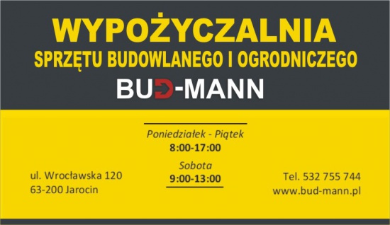 WYPOŻYCZALNIA SPRZĘTU BUDOWLANEGO