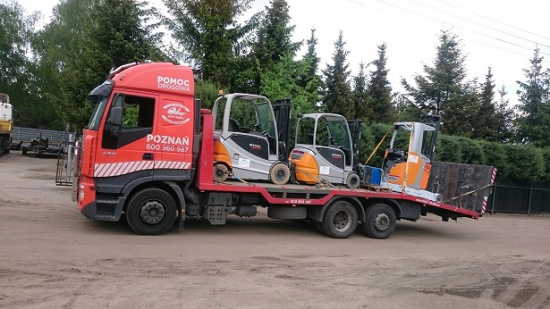 transport koparek, zwyżek, walców, podnośników i in. - do 16 ton 